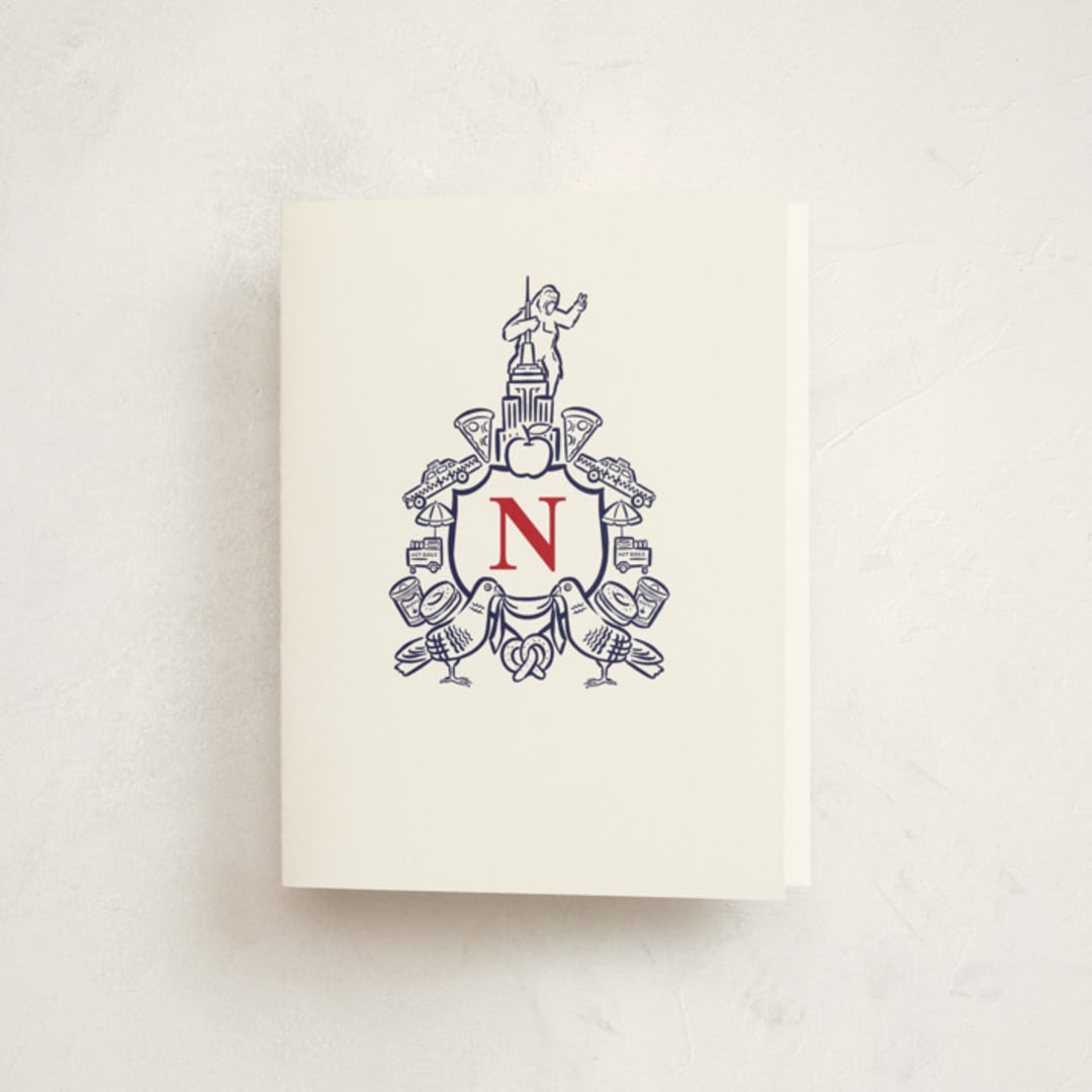 "NYC" - Mitzvah Thank You Cards in NYC by mo kelley - Front