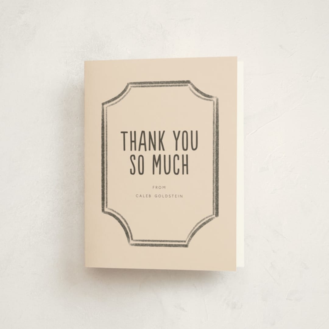 "the sign" - Mitzvah Thank You Cards in Sky by Vera Lim - Front