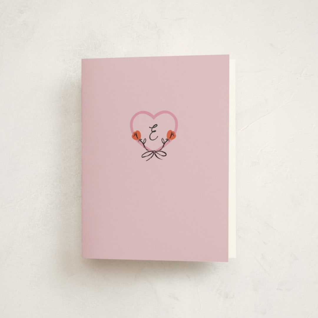 "Rose Crest" - Mitzvah Thank You Cards in Classic by mo kelley - Front