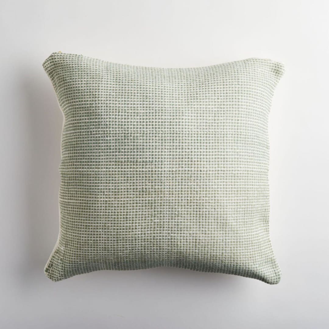 "Cocuy Sage Green Pillow" - Throw Pillows in green by Tatiana Ordoñez