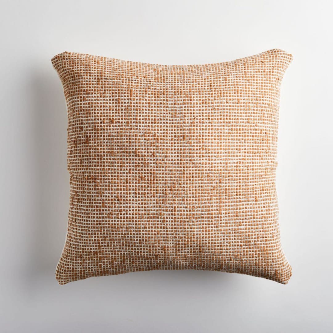 "Cocuy Earth Brown Pillow" - Throw Pillows in brown by Tatiana Ordoñez