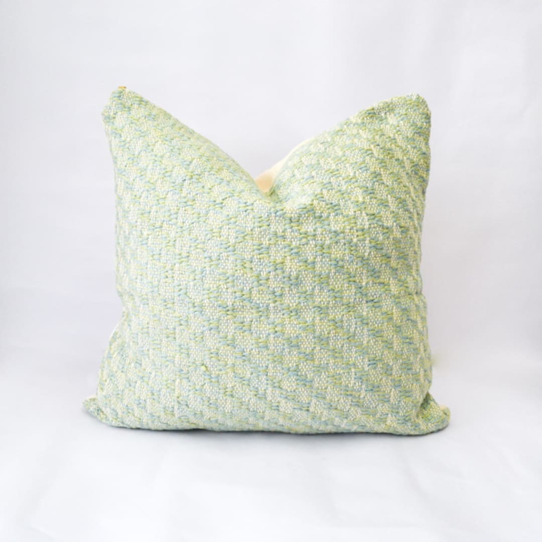 "Basic Feijoa Green Pillow Cover" - Throw Pillows in green by Tatiana Ordoñez