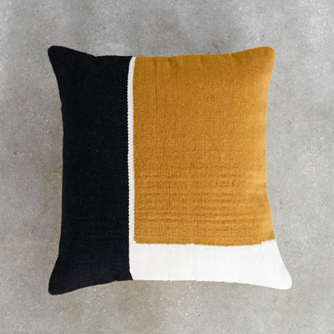 "Elevate Pillow" - Throw Pillows in multicolorassorted-colors by Wool and Indigo