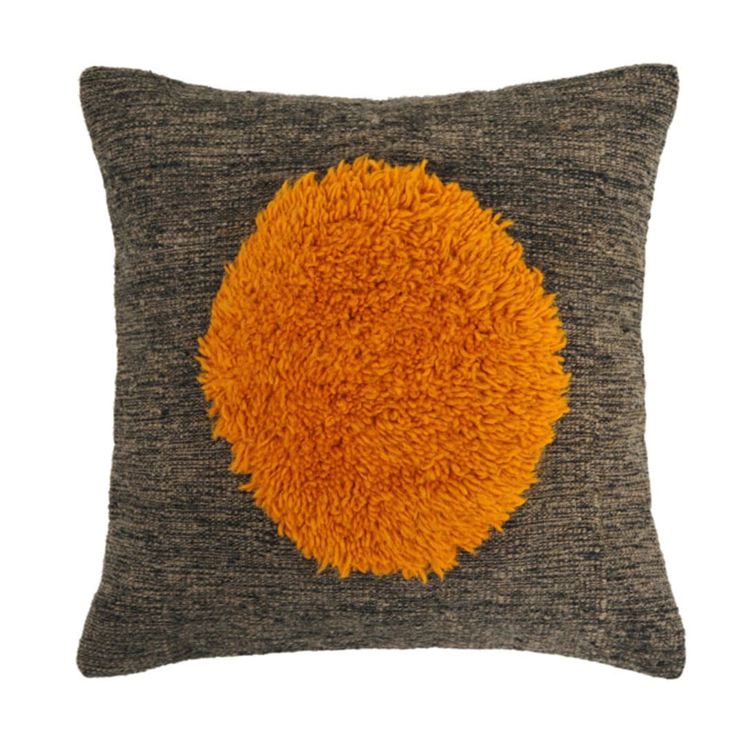 "Sila" - Throw Pillows in multicolor by Handan Loomworks