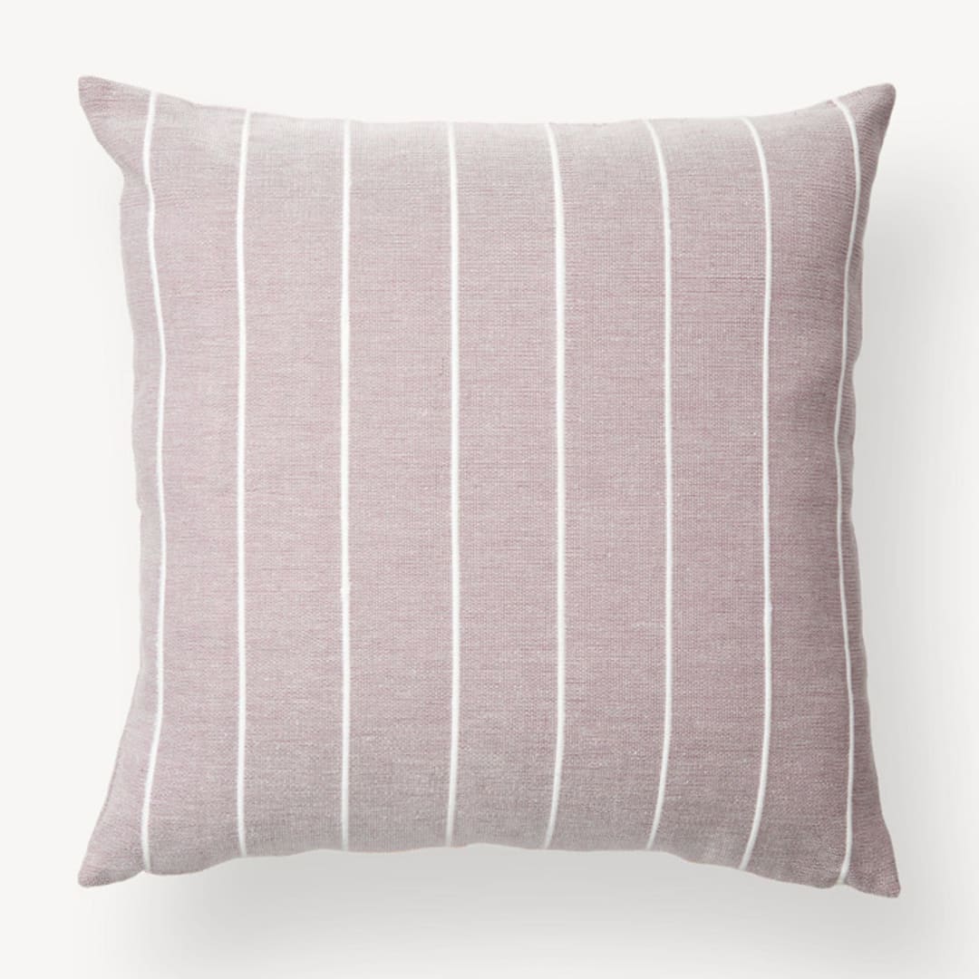 Recycled Stripe Pillow Lilac