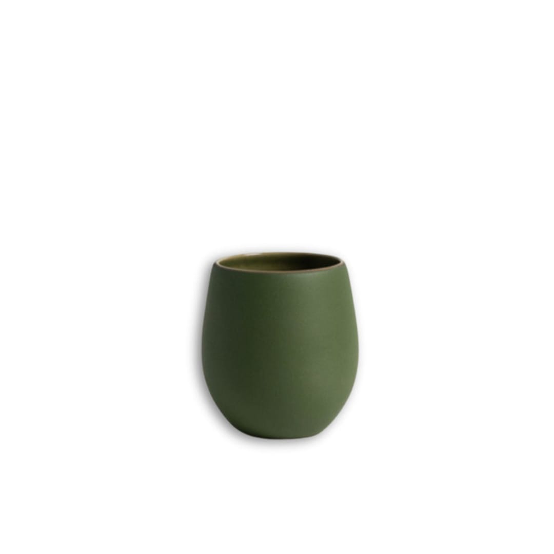 "Coffee/Tea Cup Set of 4" - Mugs and Teacups in green by Powered By People