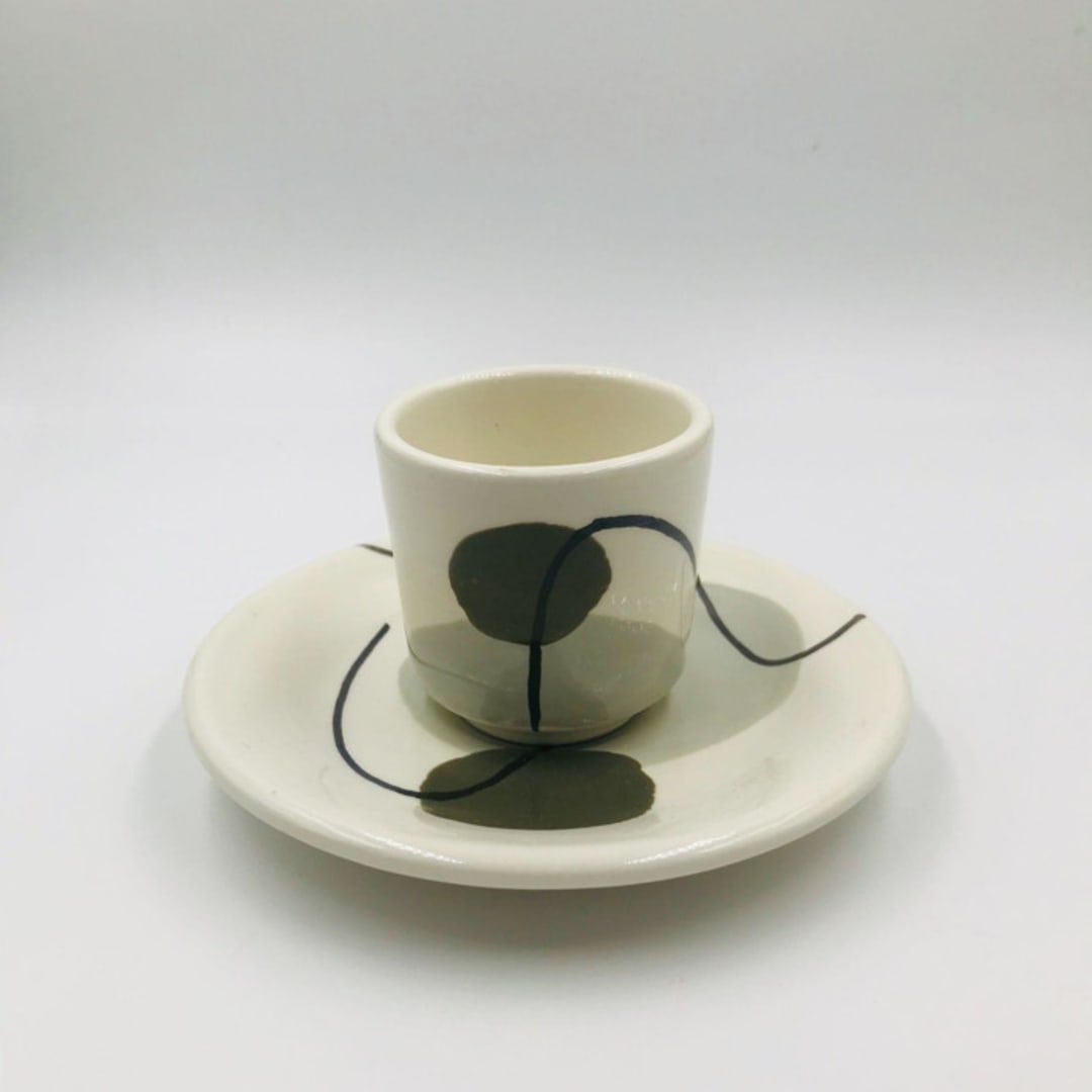 COFFEE CUP OLIVE GREEN
