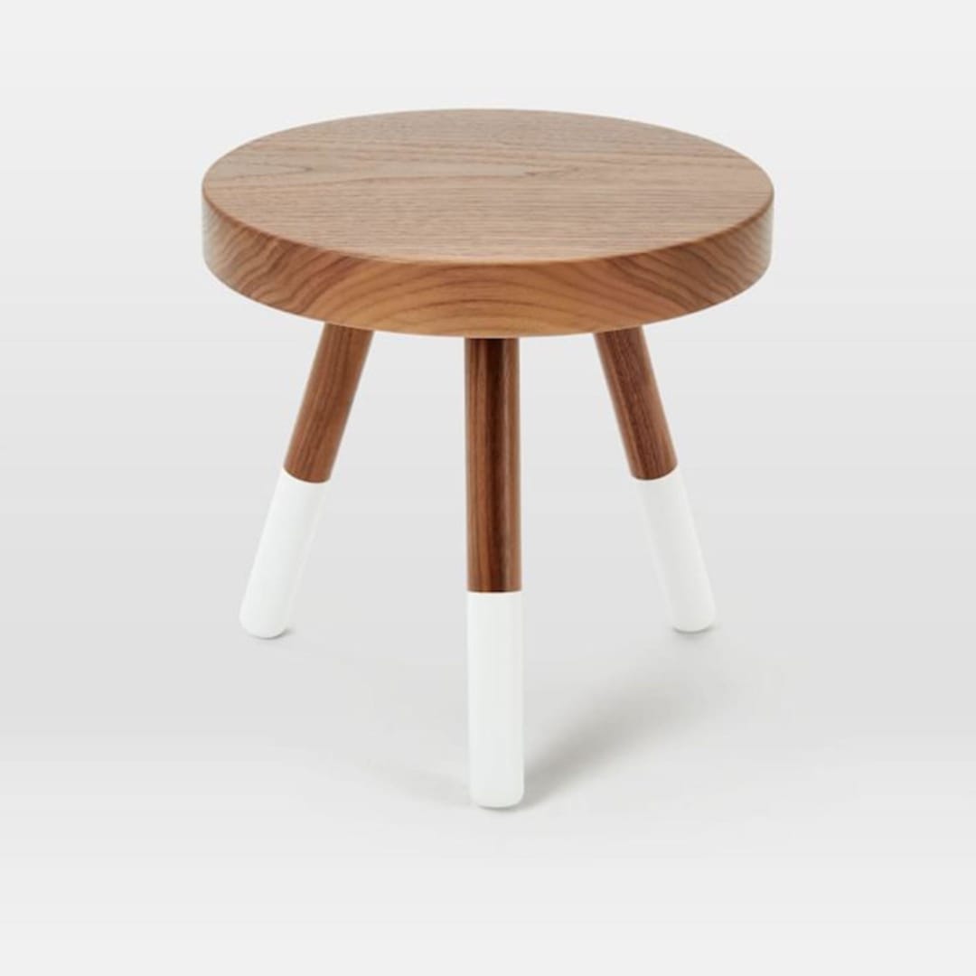 "Campfire Stool" - Ottomans and Poufs in white by Alex Cordell