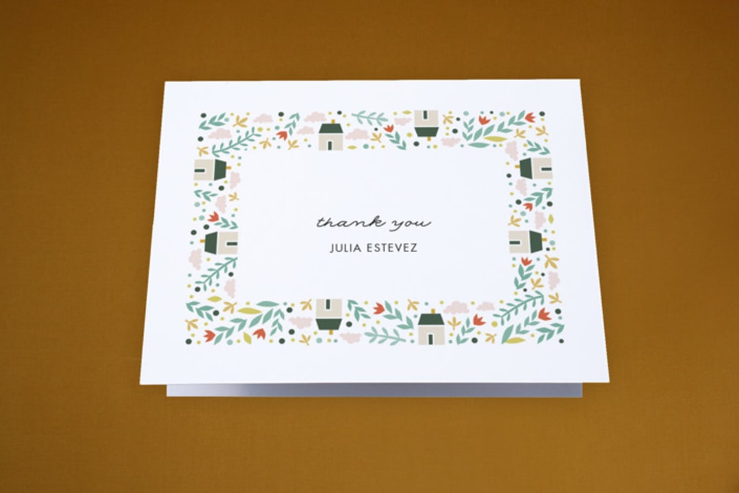 "Little Village" - Wedding Invitations in Forest by Monica Schafer - Front