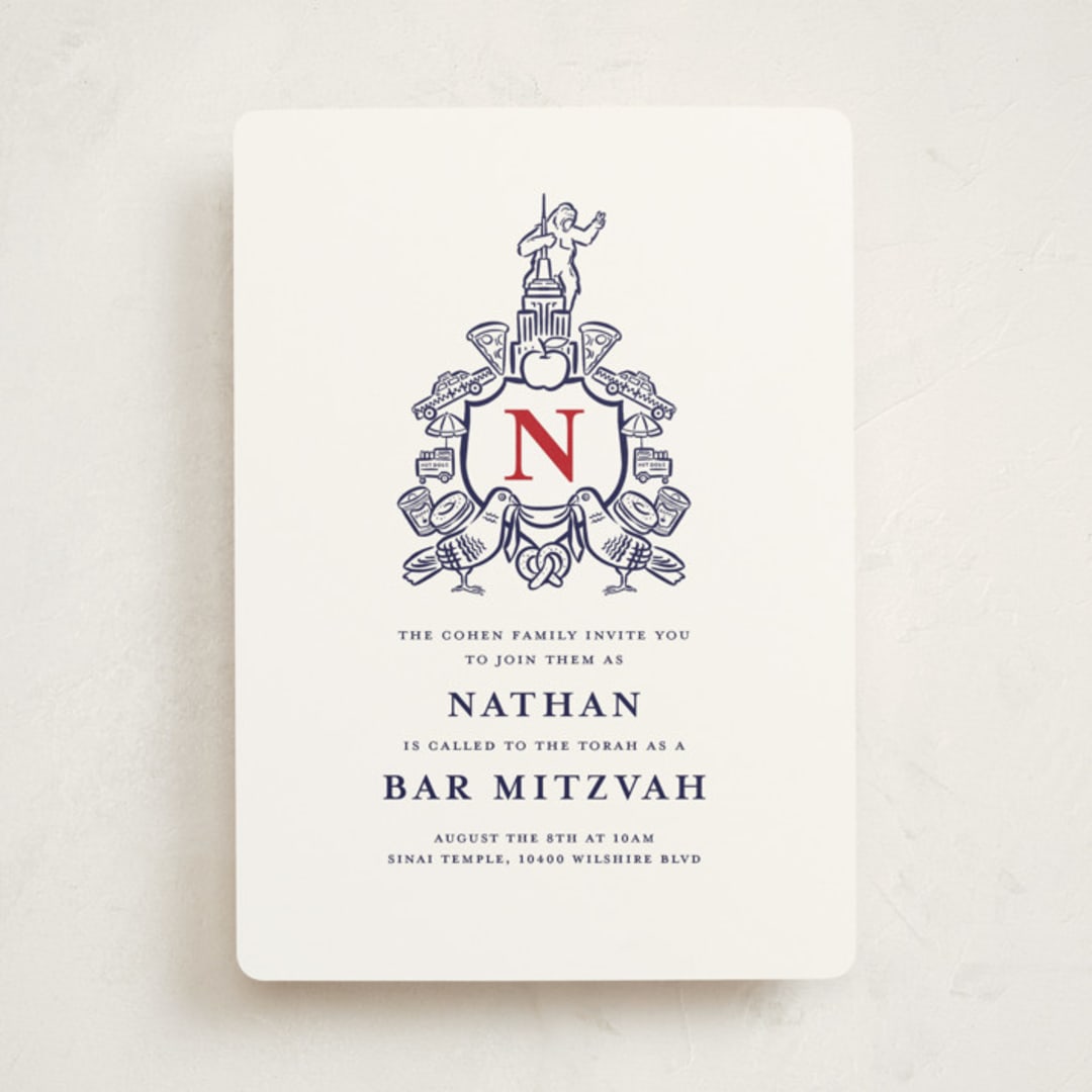"NYC" - Mitzvah Invitations in NYC by mo kelley - Front
