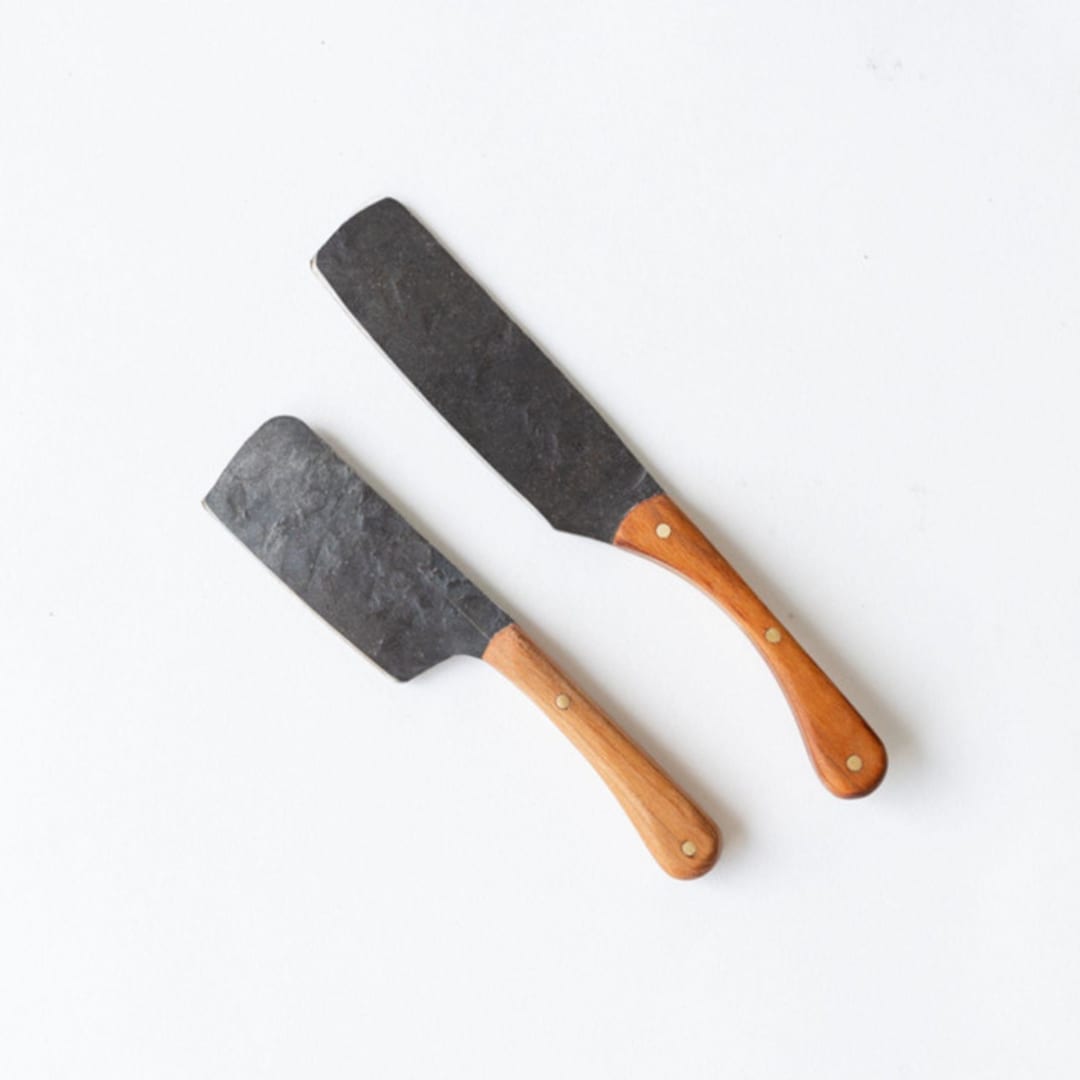 "The Large Hand-Forged Knife in Cherry" - Kitchen Tools in natural by Millstream Home