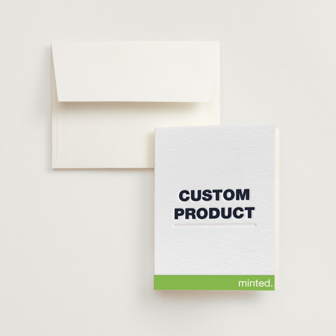 "Portrait" - Secret Menu in Pear by Minted Custom - Front
