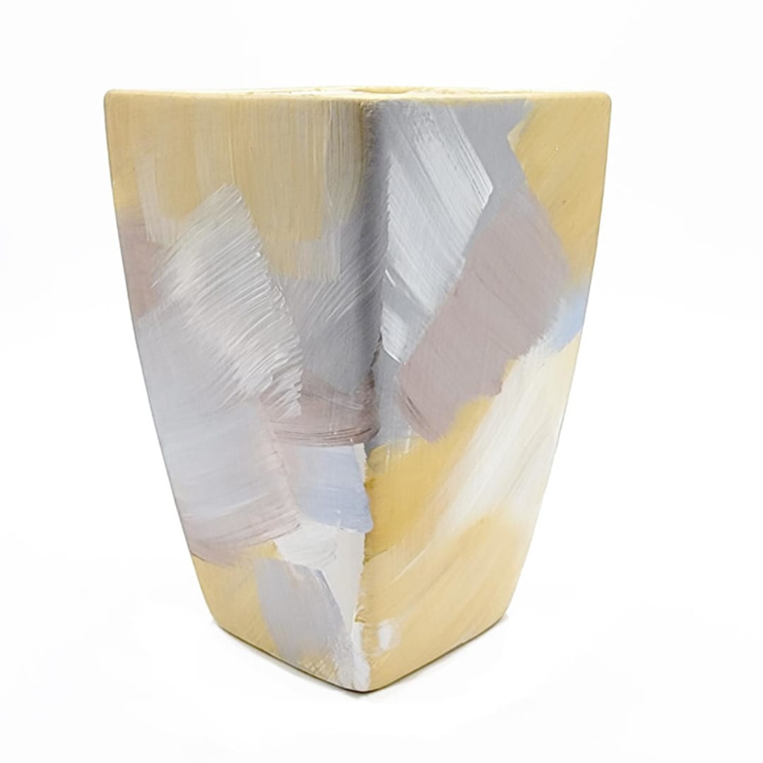 Modern Grey Ochre Vase