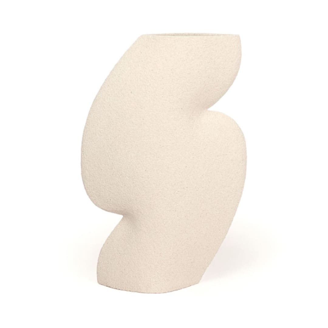 "Ceramic Vase ‘Ellipse N°3 - White'" - Vases in white by Inhee Ma