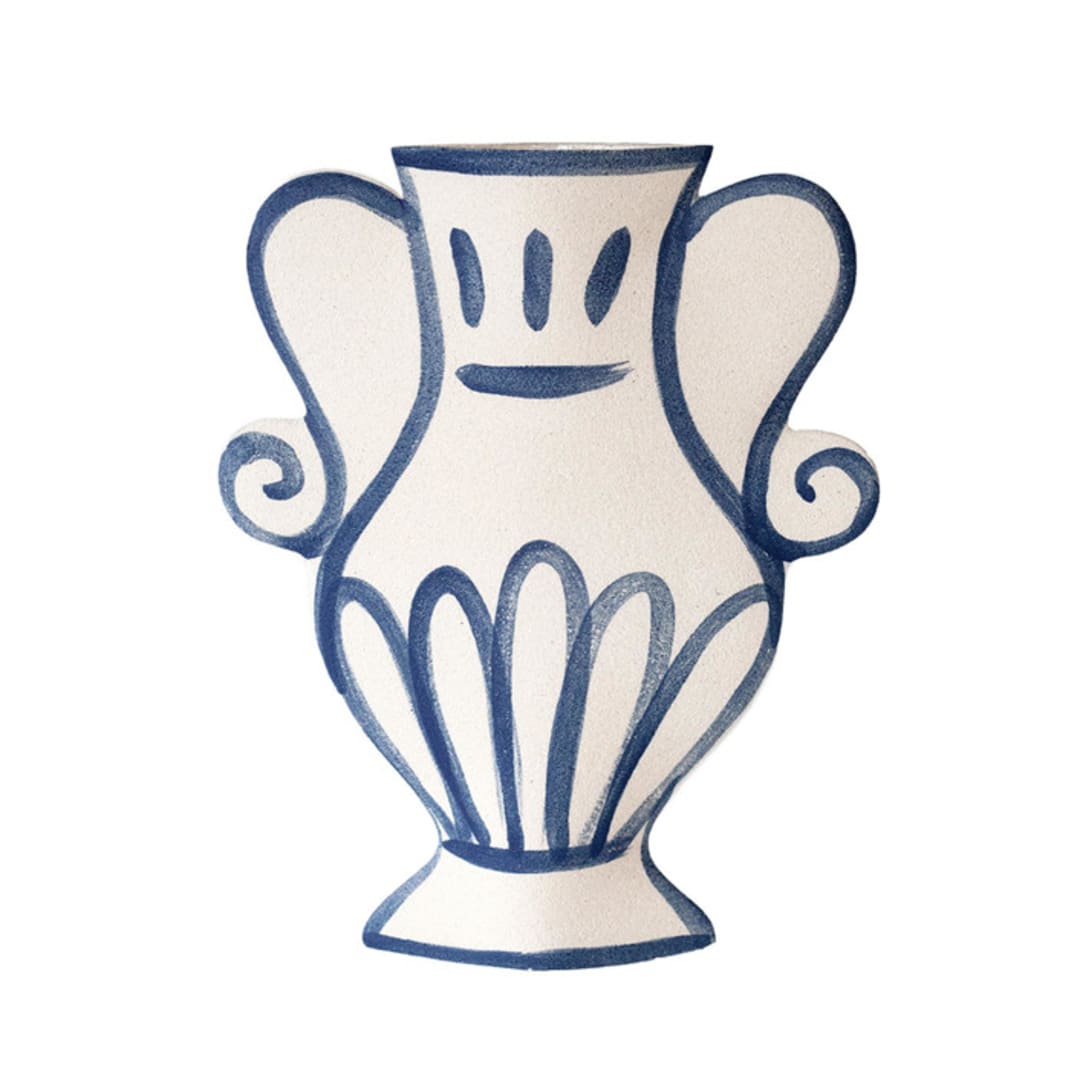 "Ceramic Vase 'Krater N°2'" - Vases in white by Inhee Ma