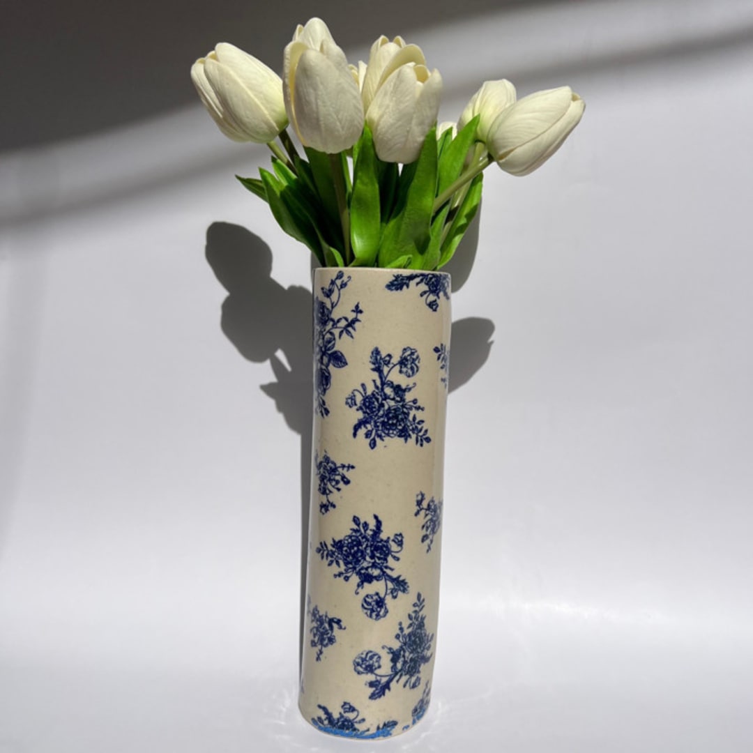 Farmhouse Floral Vase