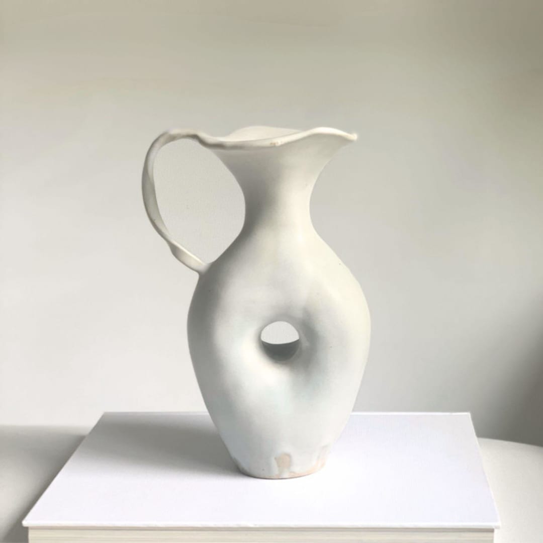 "White Lily Vase" - Vases in white by Cloude Made