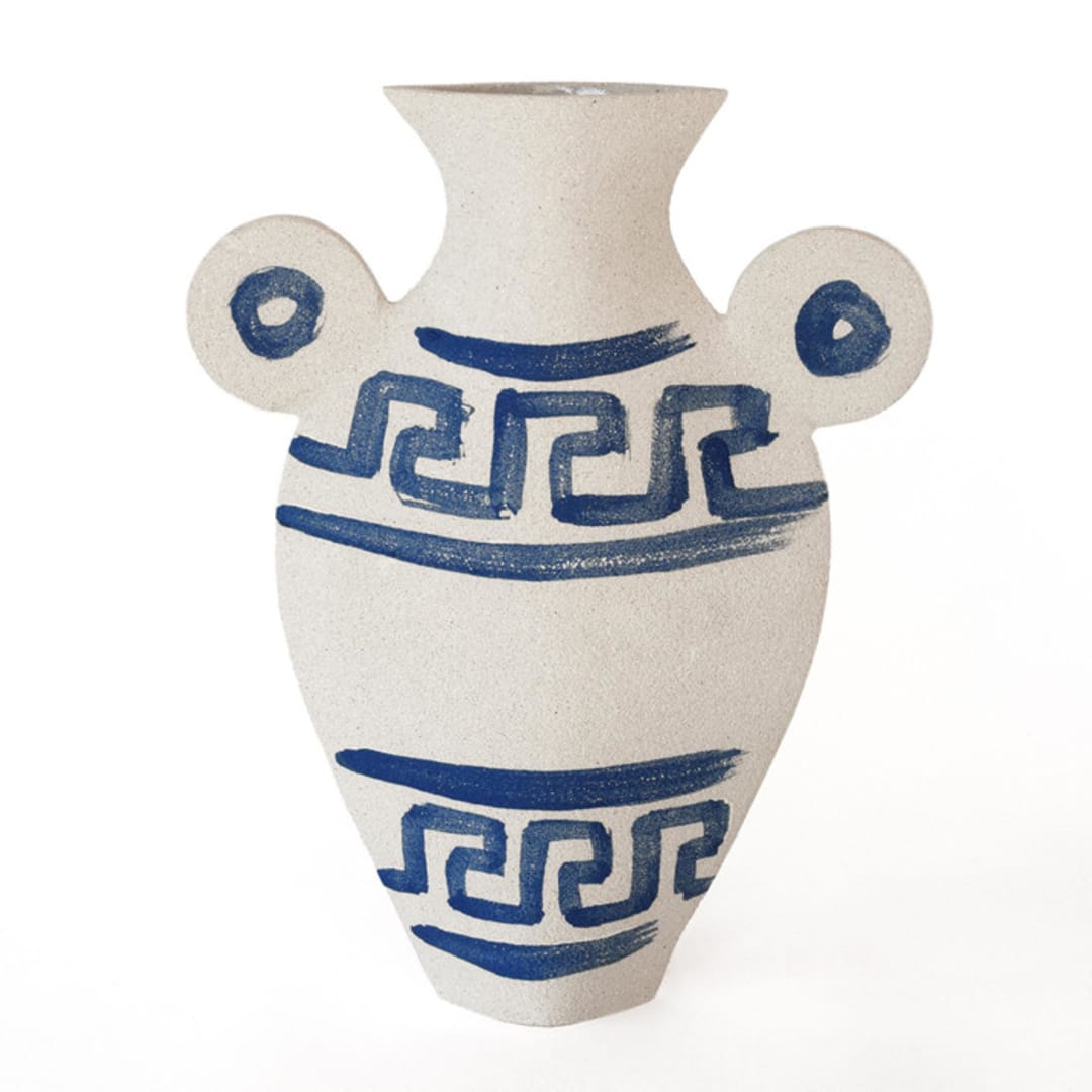 "Ceramic Vase ‘Greek [L]’" - Vases in white by Inhee Ma