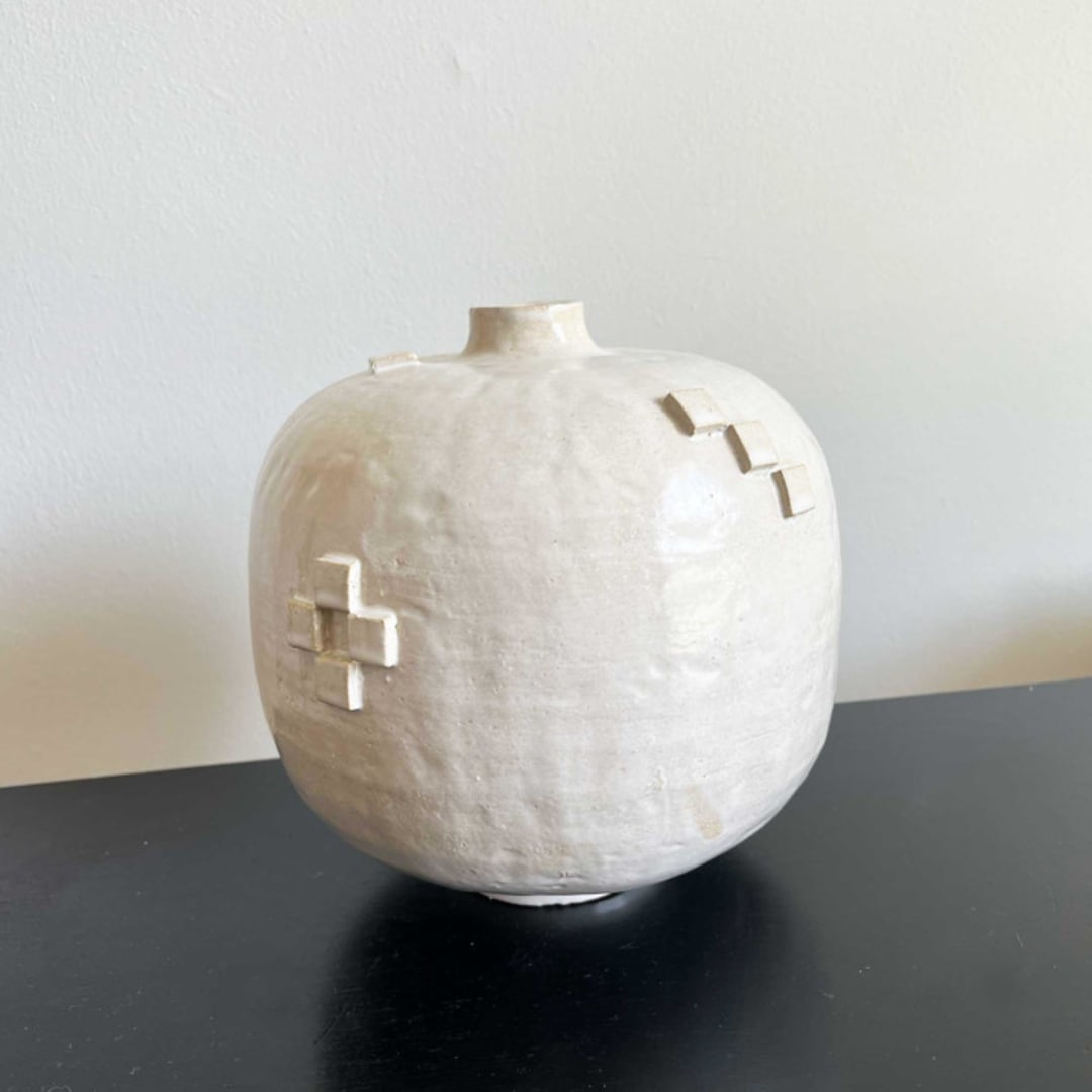 Random Checker Vase