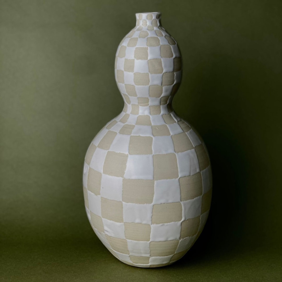 "Holding Vessel" - Vases in white by Rory Pots