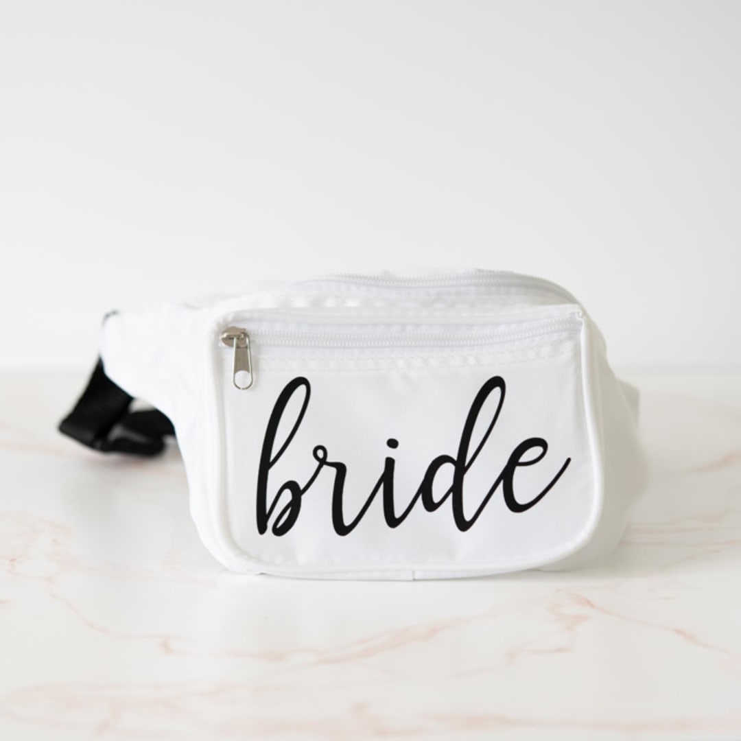 Cursive Style Bride Fanny Pack