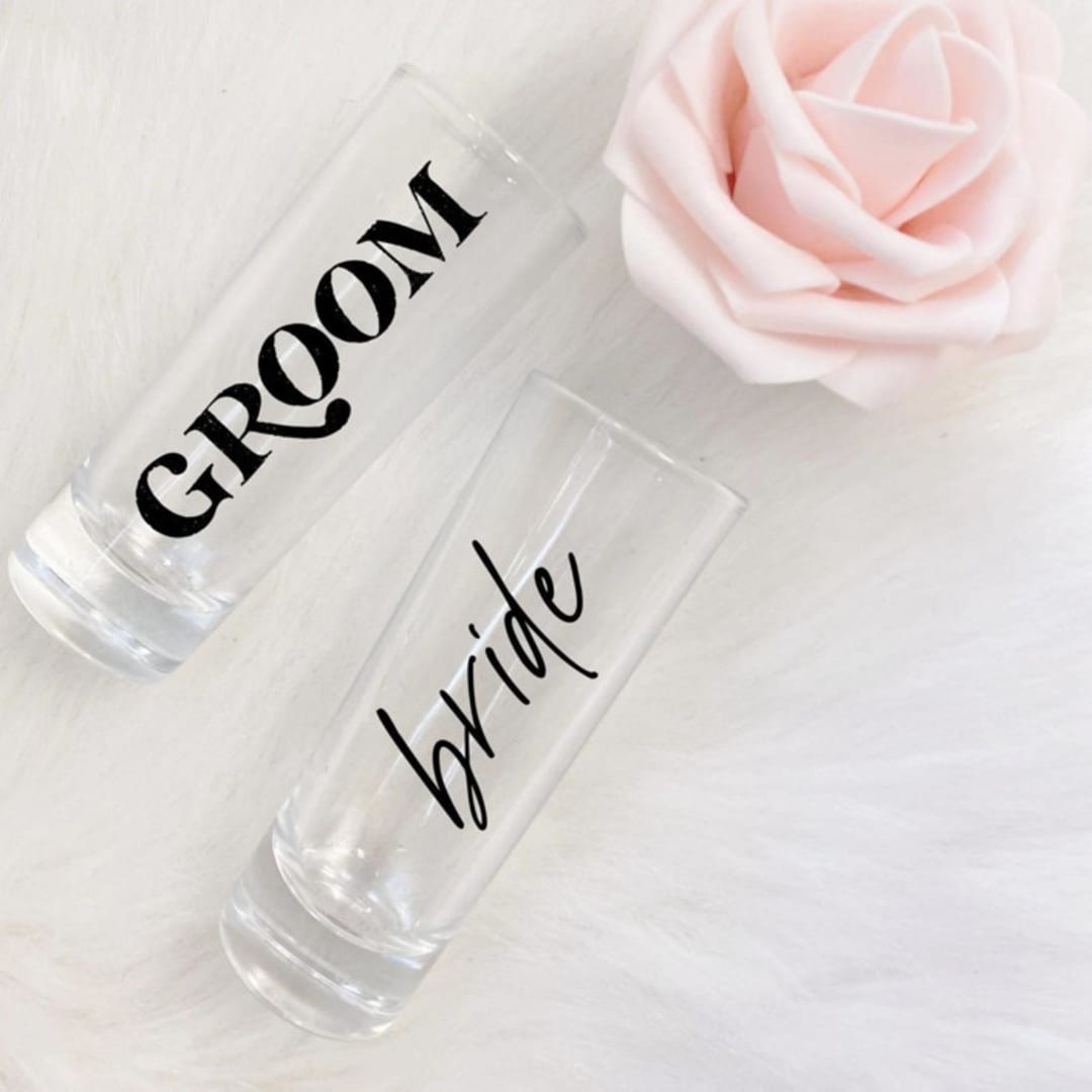 Bride & Groom Shot Glasses