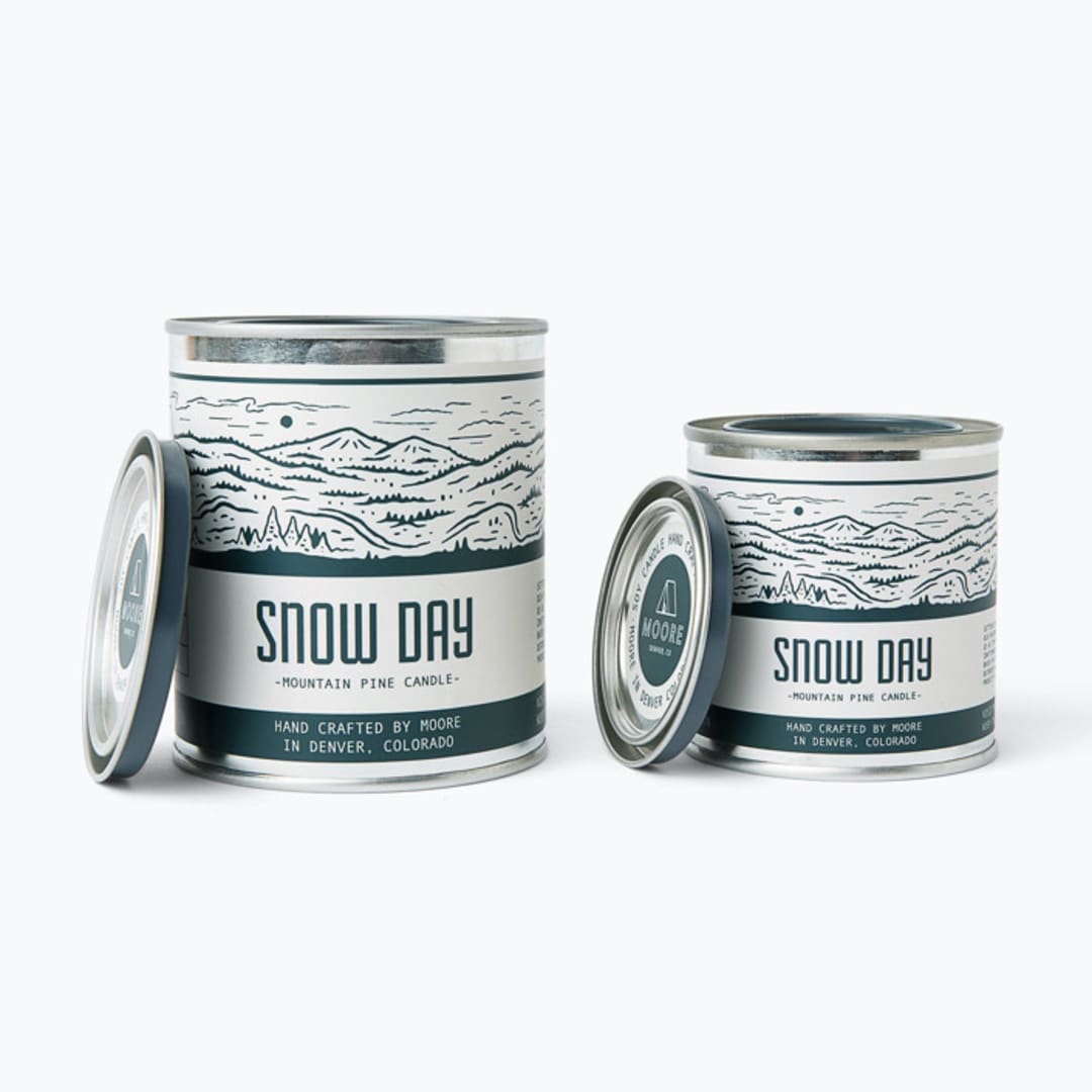 Snow Day Pint Soy  Candle