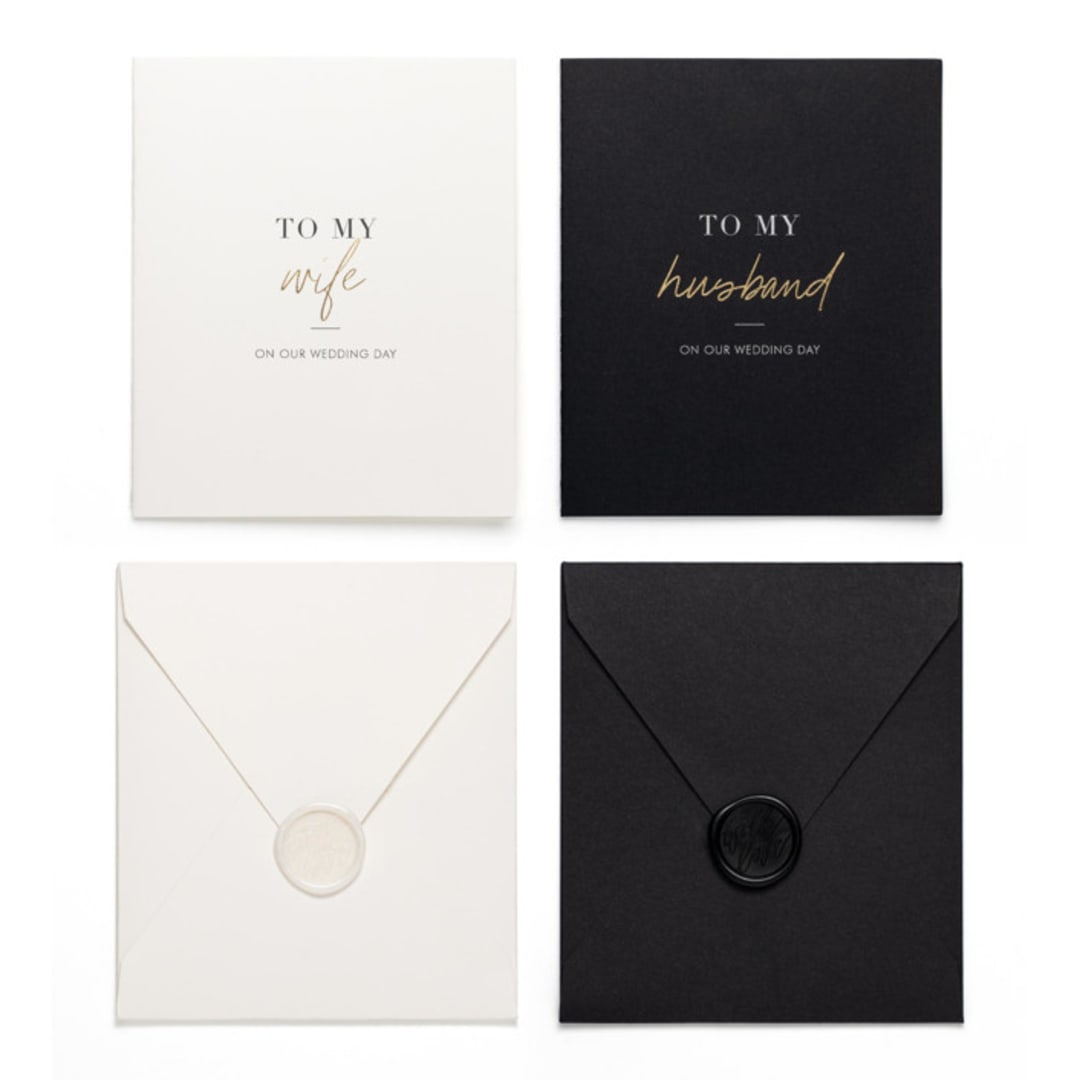 "Wedding Day Greeting Card Bundle" - Couple Gifts in multicolorassorted-colors by Plan Chicly