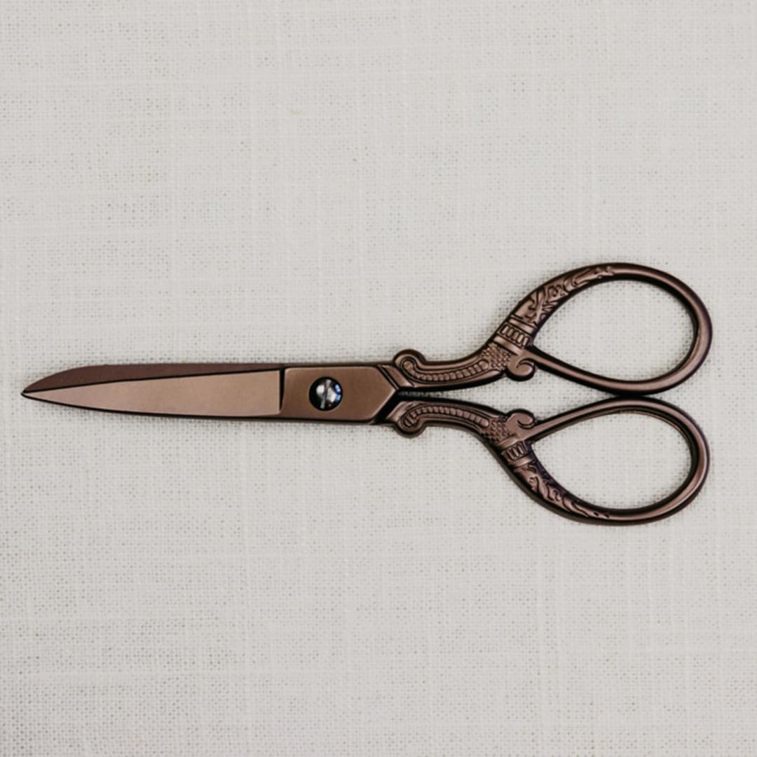 "Vintage Style Scissors Simon Bronze" - Couple Gifts in bronze by Jordan Perry