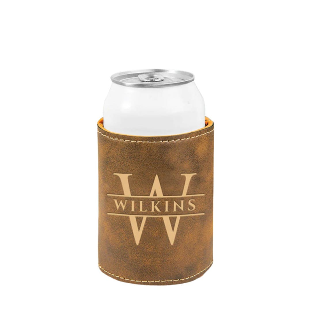 Set of 2 Custom Engraved Beverage Sleeves