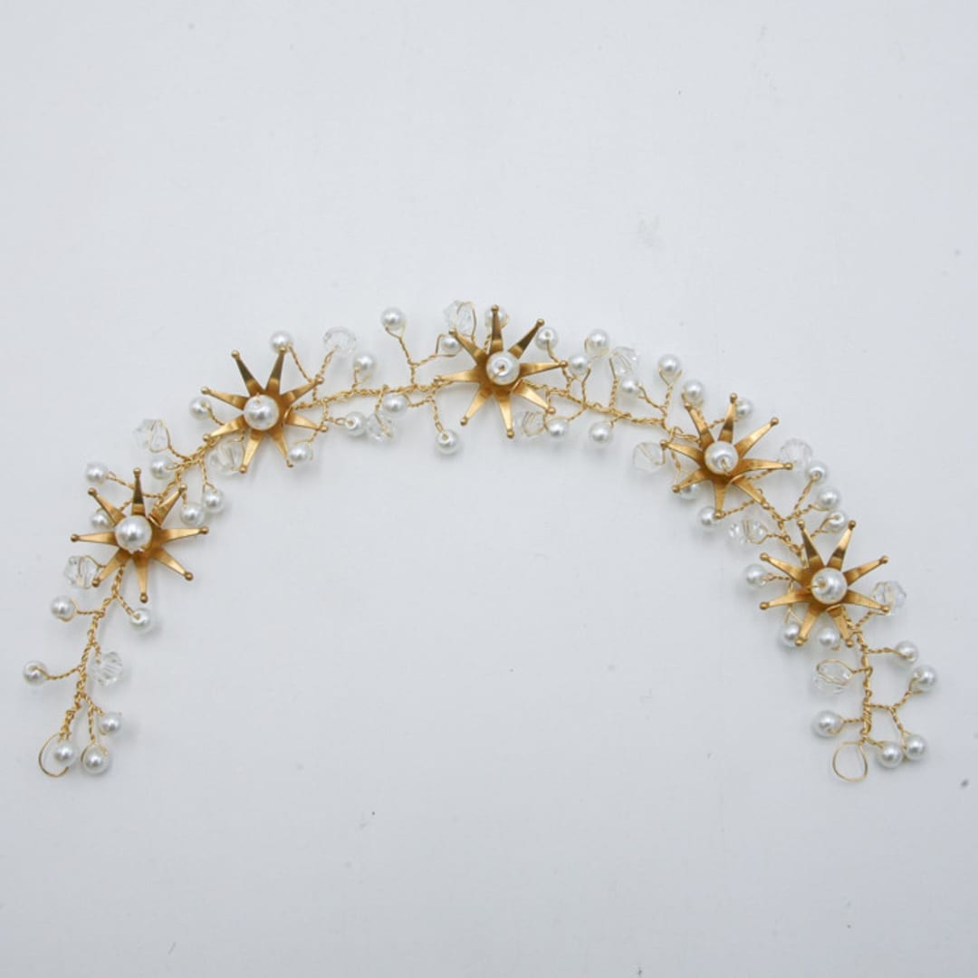 Gold Star Flower Crown