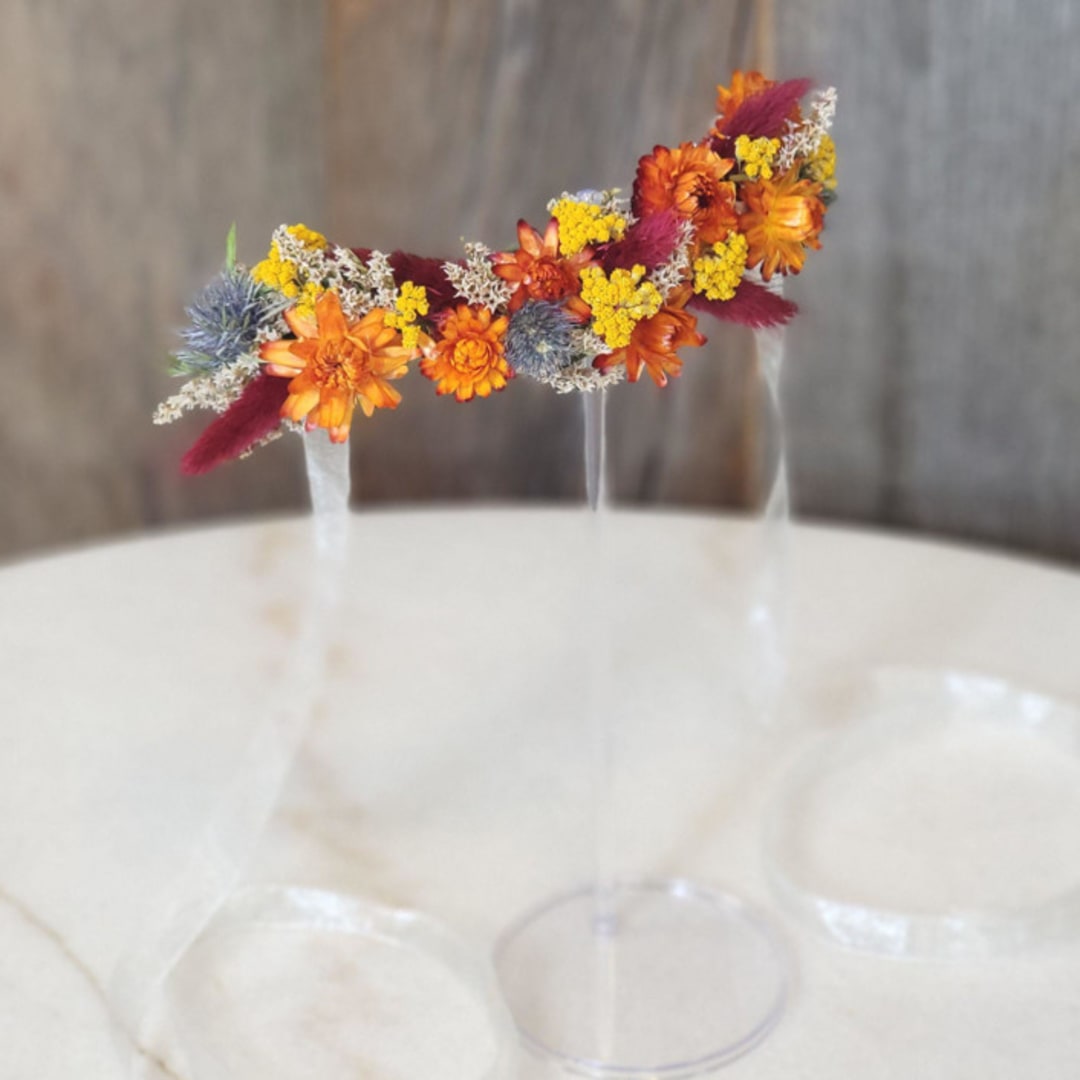 Sunset Floral Crown