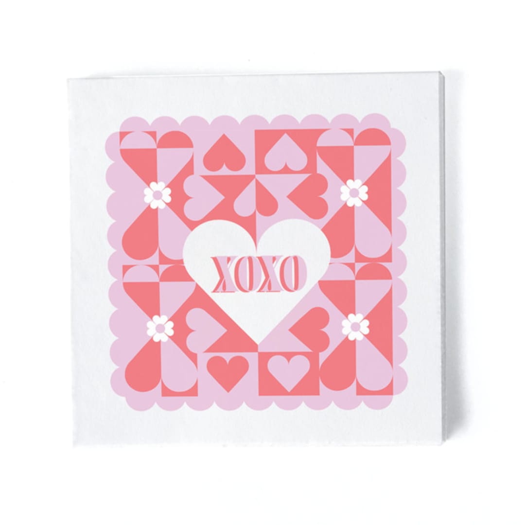 "XOXO Heart Napkin Pack, cocktail size, pack of 20" - Napkins in multicolor by ForYourParty