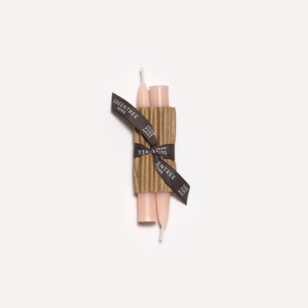 6" Everyday Tapers (pair) Blush
