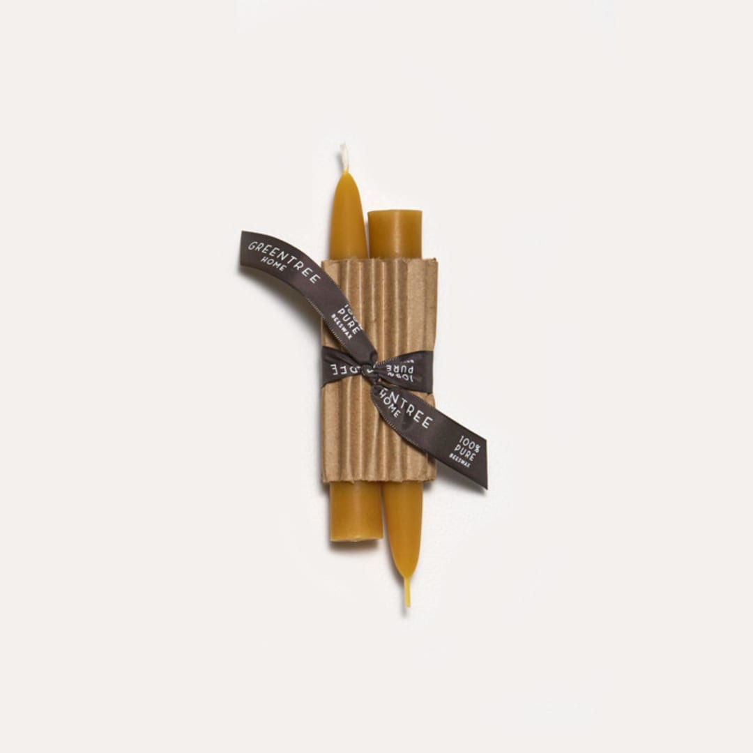 "6" Everyday Tapers (pair) Natural" - Candles in natural by Jessie Green