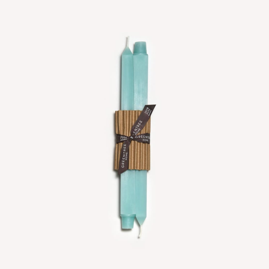 12" Square Tapers (pair) Robin's Egg Blue
