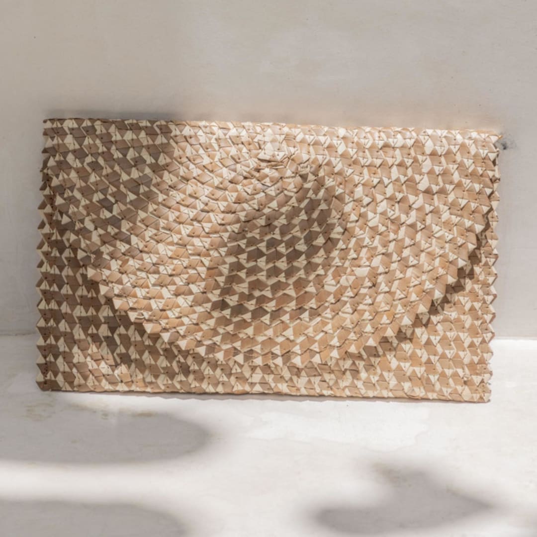 "Rattan Clutch in Amber Ombre" - Bridal Clutches and Purses in brown by Suzanne Seick