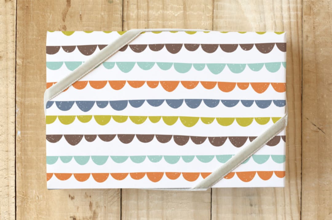 "Little Explorer Gift Wrap" - Wrapping Paper in Lime by Amber Barkley - Front