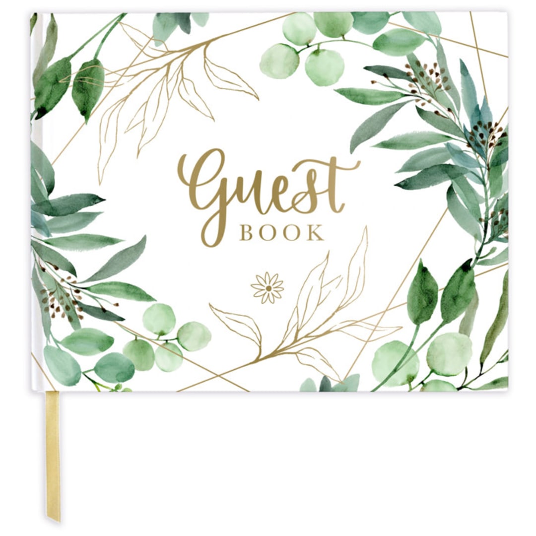"Eucalyptus Guest Book" - Guest Books in multicolor by bloom Daily Planners