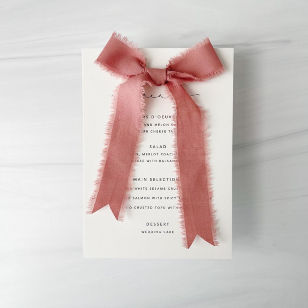 "1" Cotton Ribbon - Dusty Pink" - Ribbons in pink by Honey Silks Co