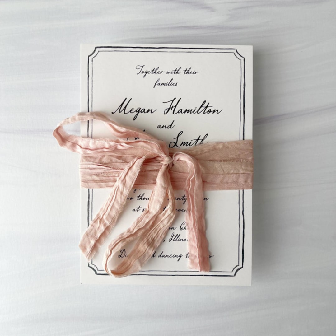 "Fair Trade Recycled Silk Ribbon - Variegated Pink" - Ribbons in pink by Honey Silks Co