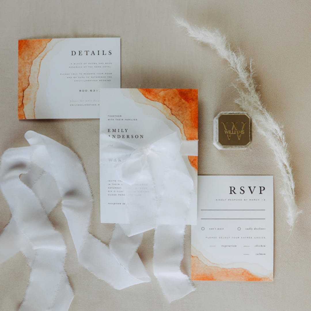 "Silk Wedding Ribbon White 1.5" Wide" - Ribbons in white by Jordan Perry