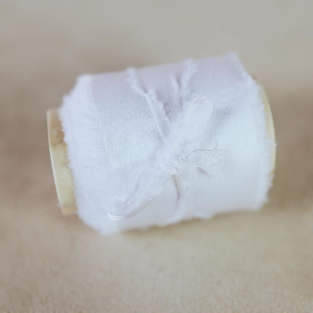 "Wedding Ribbon Sateen 1.5" Wide White" - Ribbons in white by Jordan Perry