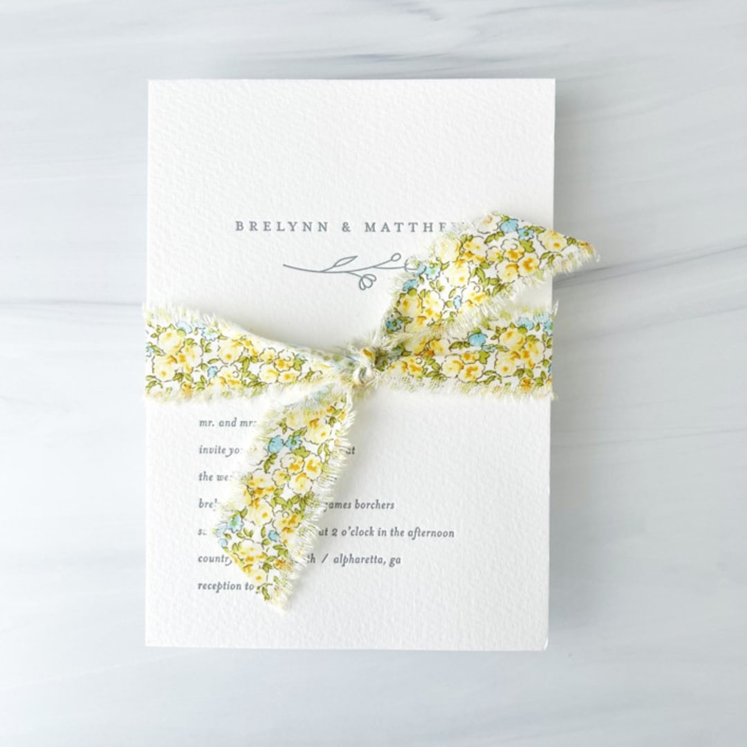 "1" Cotton Ribbon - Vintage Floral" - Ribbons in multicolor by Honey Silks Co