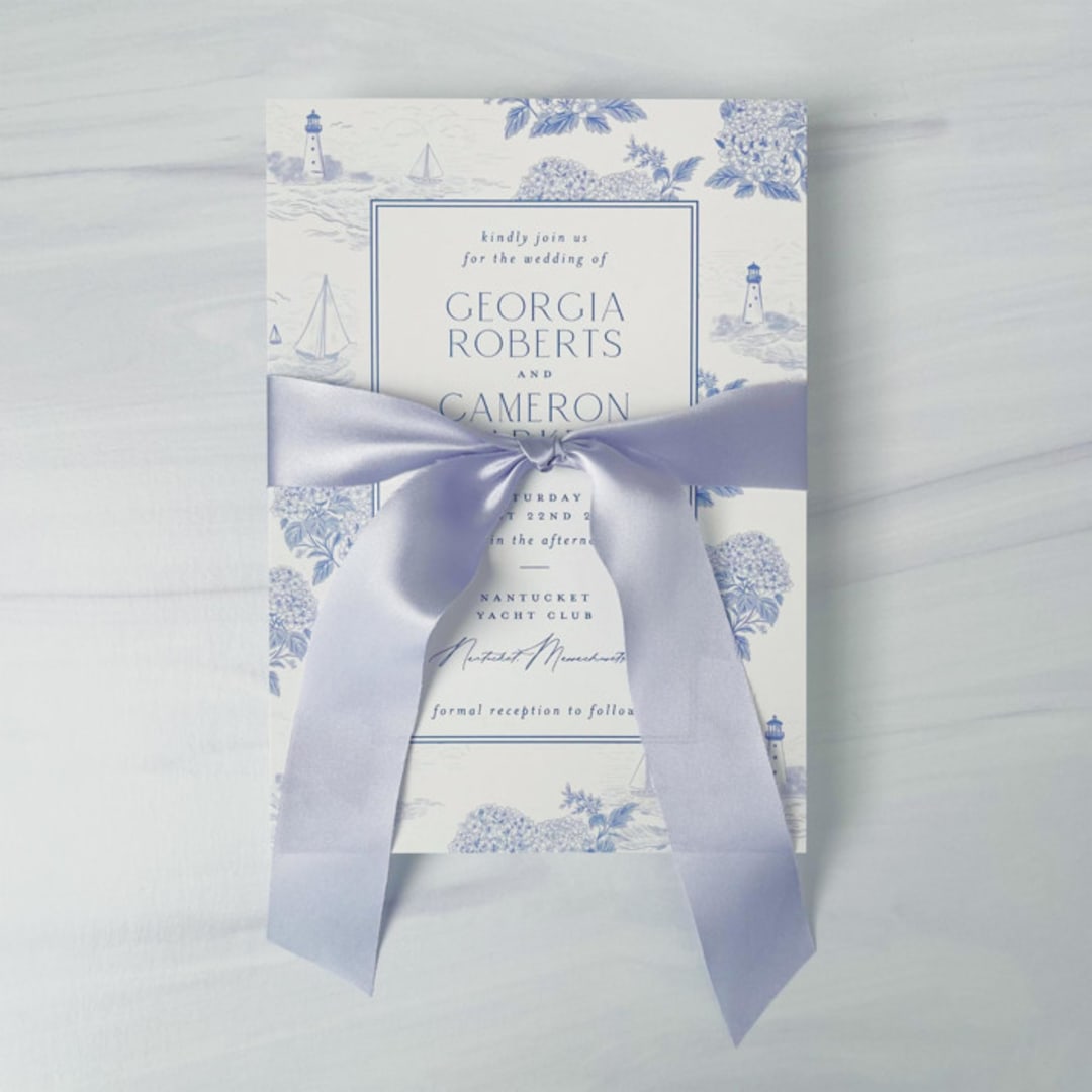 "1” x 5 yards - Pale Lavender" - Ribbons in purple by Honey Silks Co