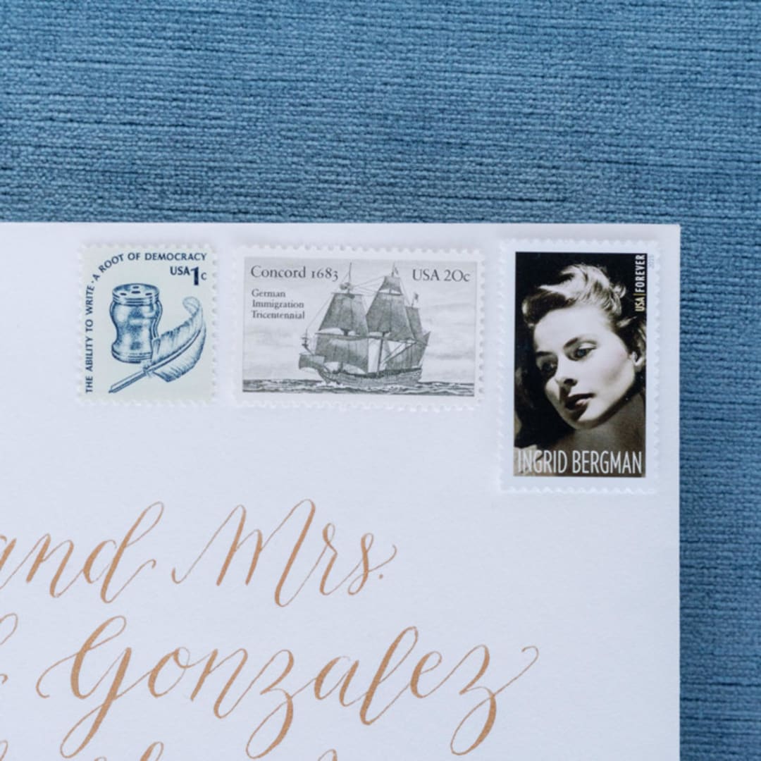 "Neutral Postage Collection" - Postage Stamps in multicolorassorted-colors by Little Postage House