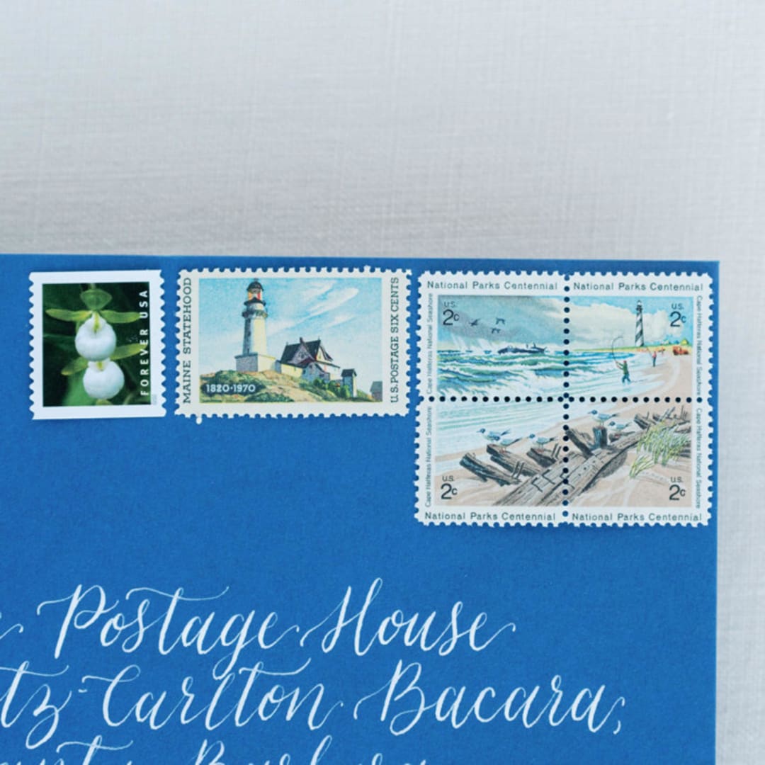 "Beach Postage Collection" - Postage Stamps in multicolorassorted-colors by Little Postage House