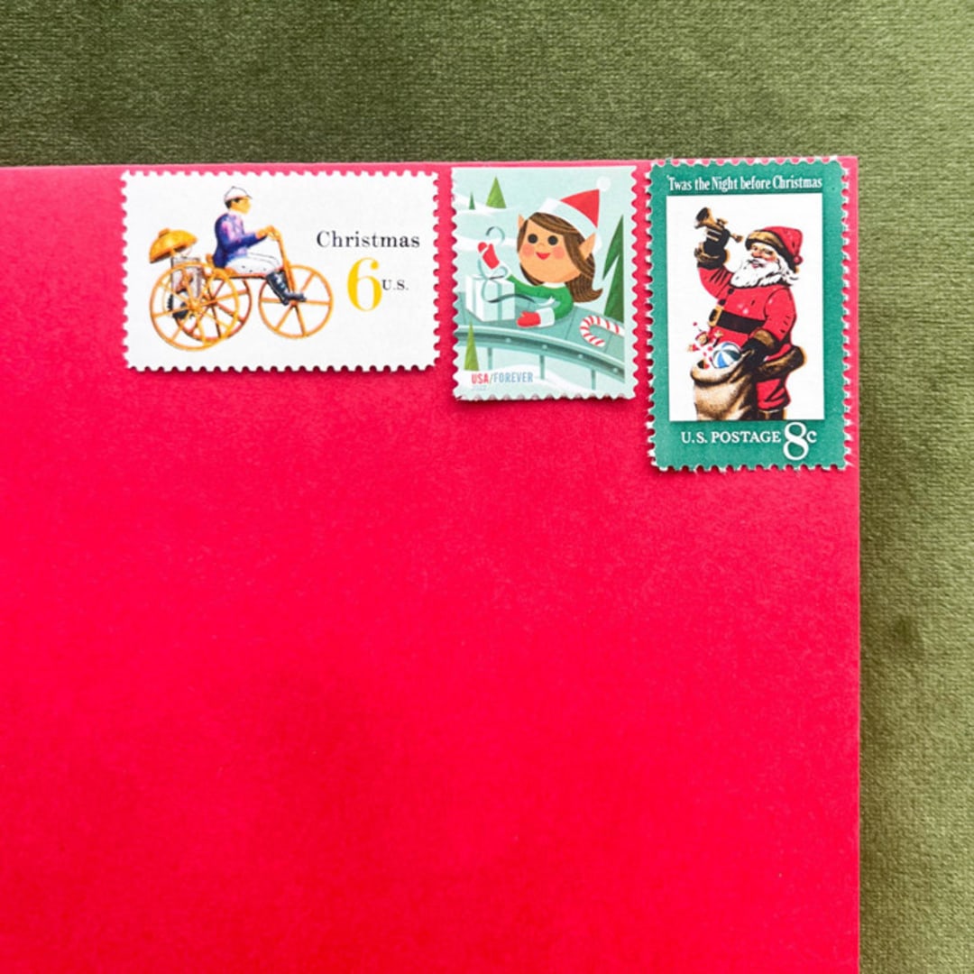 "Christmas Toys Postage Collection" - Postage Stamps in multicolorassorted-colors by Little Postage House