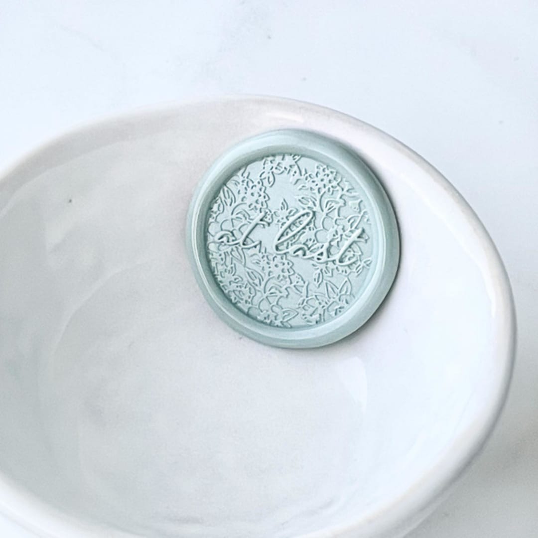 "At Last Wax Seal Pack of 10, Customizable Color" - Wax Seals in multicolorassorted-colors by Abby Choi