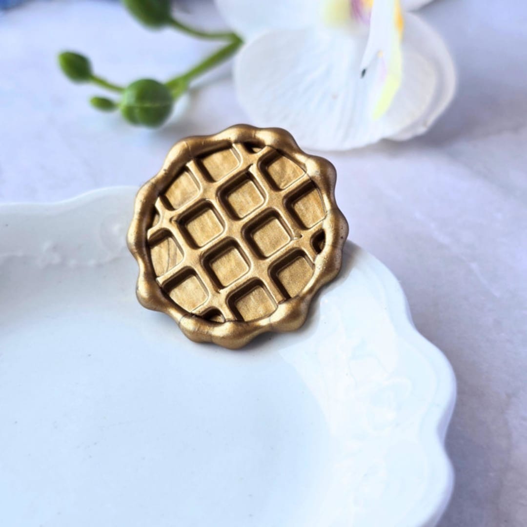 "Waffles - Customizable Color- Set of 25 Hand-crafted Wax Seals" - Wax Seals in multicolor by Inkspiringletters